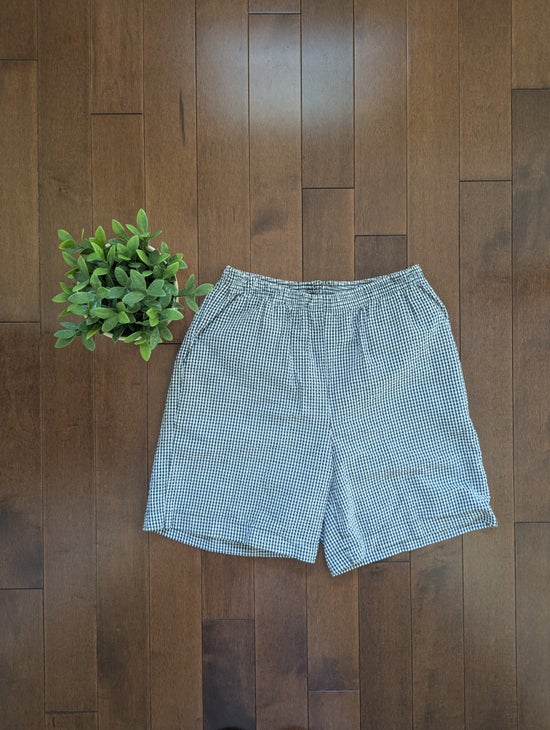 DITSY GINGHAM PRINT VINTAGE 1990s TROUSER BOXER SHORTS