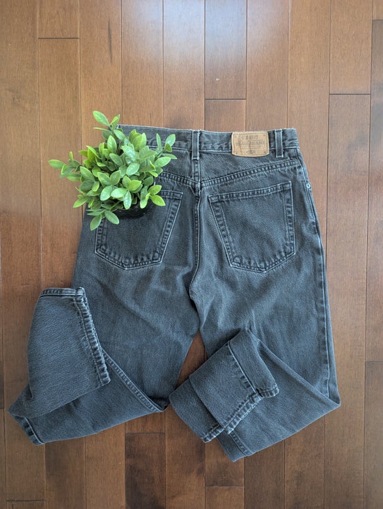 OLD NAVY BLACK WASH VINTAGE 1990s BAGGY JEANS