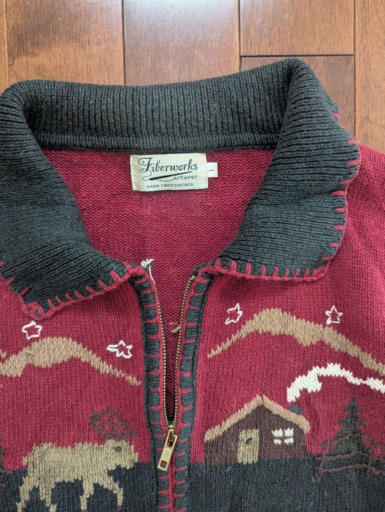 NATURE KNIT VINTAGE CARDIGAN SWEATER