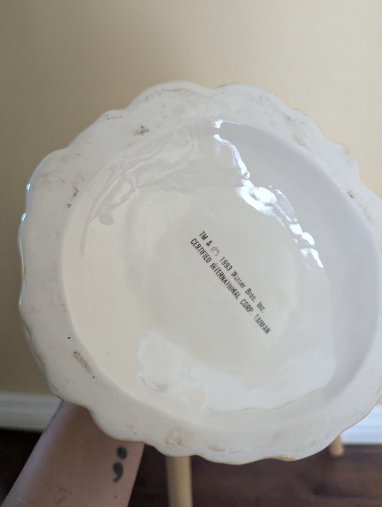 MUD PIE SPA FUND 1993 VINTAGE CERAMIC PIGGY BANK