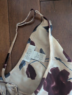 LA SENZA Y2K 2000S VINTAGE ROSE PRINT SATIN SLIP DRESS