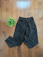RIO BLACK WASH VINTAGE 1990s HIGH WASIT JEANS