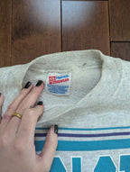 CHARLOTTE HORNETS NBA VINTAGE 1990s CREWNECK SWEATSHIRT
