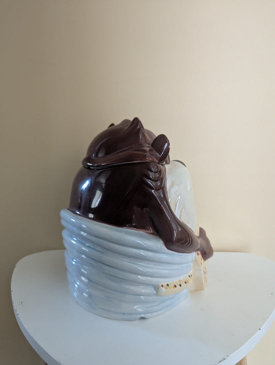 LOONEY TUNES TAZ Y2K VINTAGE CERAMIC COOKIE JAR