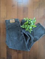OLD NAVY BLACK WASH VINTAGE 1990s BAGGY JEANS