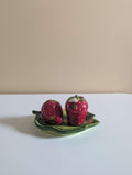 MARTHA STEWART STRAWBERRY SALT & PEPPER SHAKERS