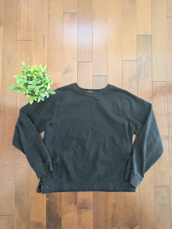 NON-FICTON BASIC BLACK LONG SLEEVE SWEATSHIRT