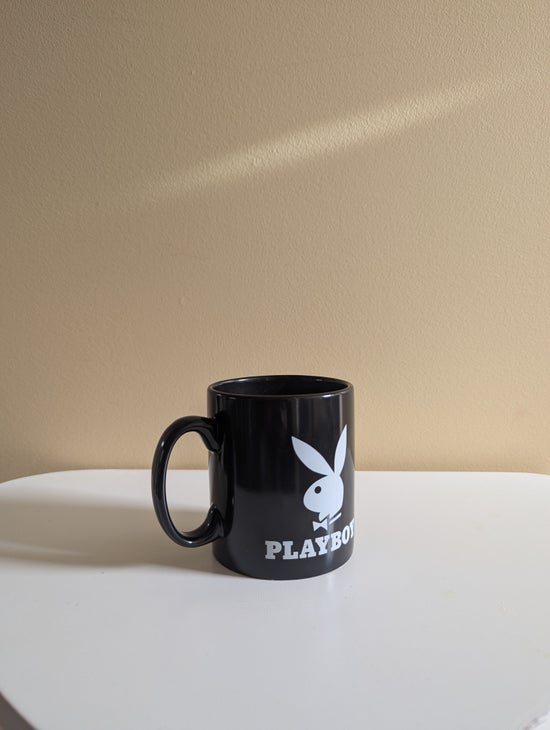 PLAYBOY LOGO VINTAGE Y2K BLACK MUG