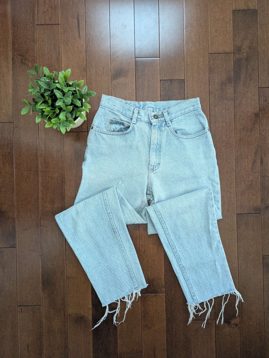 LEE LIGHT WASH VINTAGE 1990s HIGH WAIST JEANS