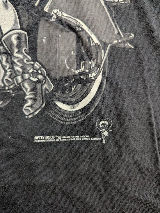 CHANGES BETTY BOOP MOTORCYCLE CLUB VINTAGE 1990s TSHIRT