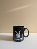 PLAYBOY LOGO VINTAGE Y2K BLACK MUG