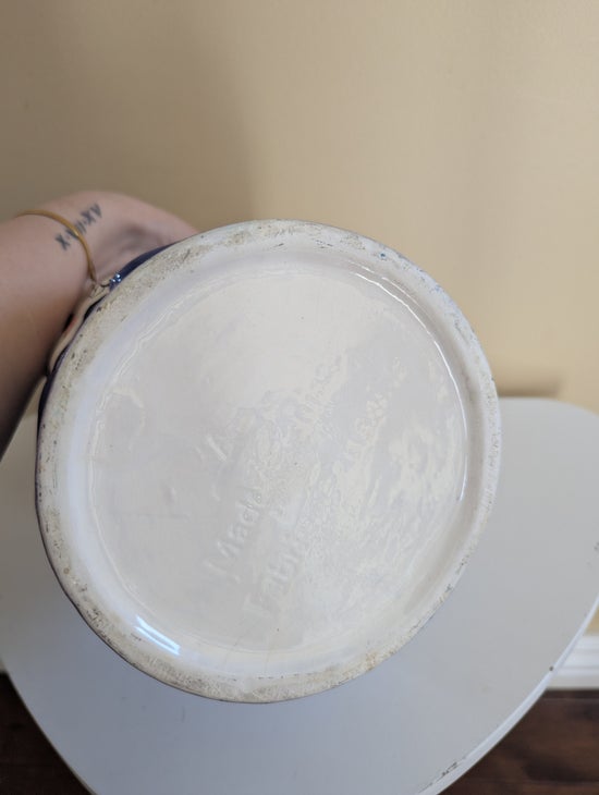 MINDY DOG FACE PET FOOD TREATS CERAMIC CANISTER JAR