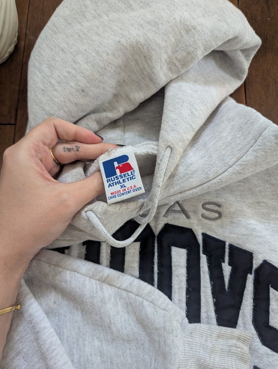 DALLAS COWBOYS RUSSELL ATHLETIC VINTAGE 1990s PULLOVER HOODIE