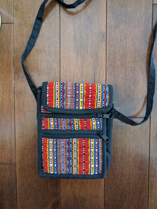 NAVAJO BOHO KNIT VINTAGE MINI CROSSBODY BAG