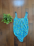 SHIRLEY K DITSY FLORAL PRINT VINTAGE 1990s TANK TOP BODYSUIT