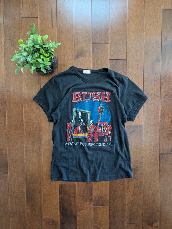 RUSH MOVING PICTURES 1981 VINTAGE TOUR TSHIRT