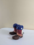 TEXAS COWBOY BOOTS VINTAGE CERAMIC SALT & PEPPER SHAKERS