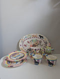 MERCURIES COLORFUL CIRCUS VINTAGE 1995 CIRCUS TEA SET