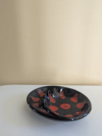 RED ATOMIC 1970s MCM VINTAGE ASHTRAY