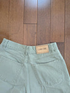 CHEROKEE GREEN WASHED VINTAGE 1990s JEAN SHORTS