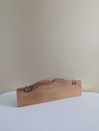FLORAL DETAIL WOODEN KEYS HOLDER WALL HOOK
