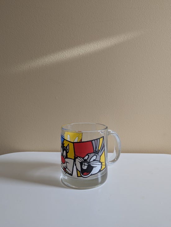 LOONEY TUNES PORTRAIT 1994 VINTAGE GLASS MUG