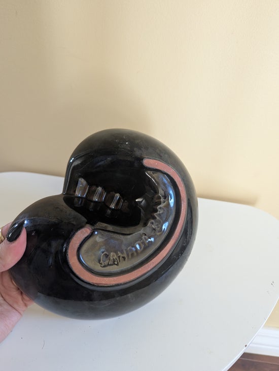 BLUE MOUNTAIN POTTERY VINTAGE 1970s DRIPGLAZE ASHTRAY