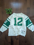 NEW YORK JETS JOE NAMATH VINTAGE CHAMPION SWEATER JERSEY