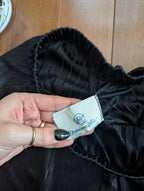 BLACK SHEER STRIPE VINTAGE 1990s PJ LINGERIE SHORTS