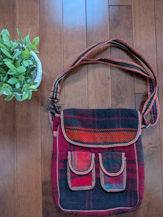 NAVAJO BOHO KNIT VINTAGE SHOULDER BAG