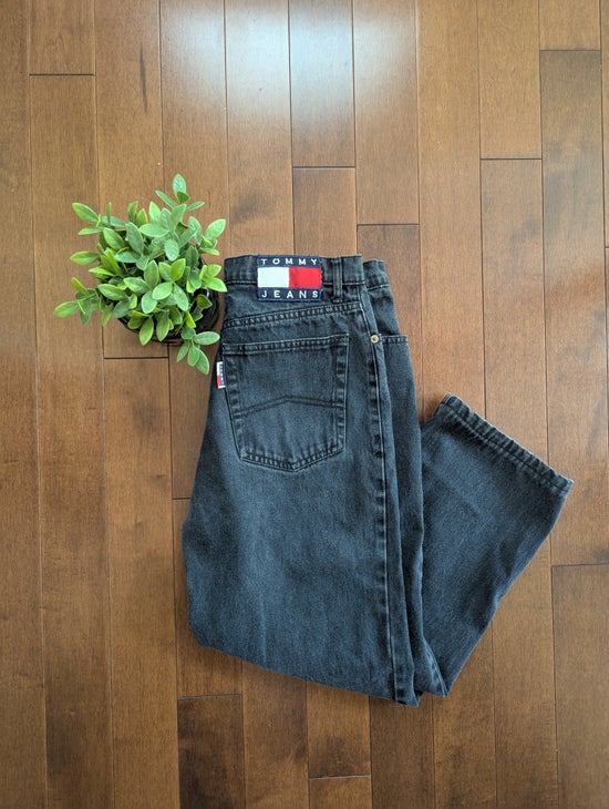 TOMMY HILFIGER VINTAGE 1990s BLACK WASH JEANS