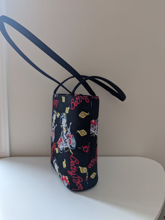 BETTY BOOP MOTORCYCLE Y2K 2000s VINTAGE SHOULDER BAG