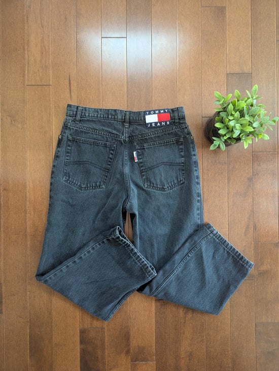 TOMMY HILFIGER VINTAGE 1990s BLACK WASH JEANS