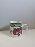 JAY IMPORT CO MOSAIC FRUITS 1997 VINTAGE MUG