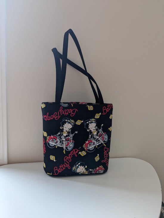 BETTY BOOP MOTORCYCLE Y2K 2000s VINTAGE SHOULDER BAG