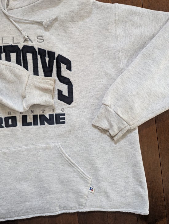 DALLAS COWBOYS RUSSELL ATHLETIC VINTAGE 1990s PULLOVER HOODIE