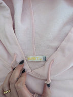 ESPRIT BABY PINK VINTAGE 1990s PULLOVER HOODIE