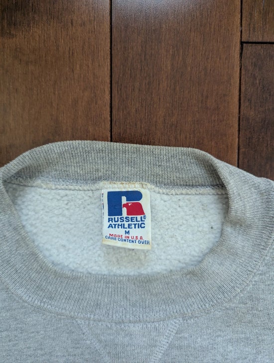 HOUSTON ROCKETS 1990s RUSSELL ATHLETIC VINTAGE SPELLOUT CREWNECK SWEATSHIRT