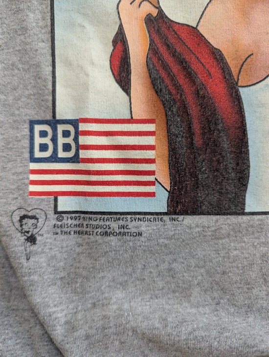 CHANGES BETTY BOOP 'BOOP SPORT' VINTAGE 1990s GRAPHIC TSHIRT