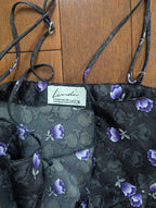 DITSY PURPLE FLORAL VINTAGE SLIP DRESS