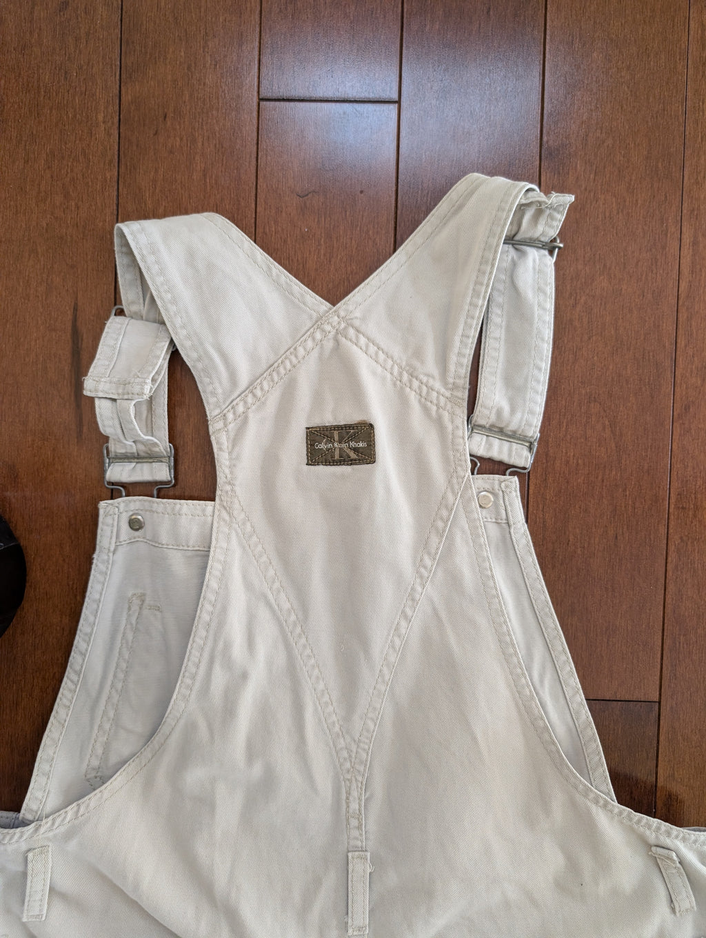 CALVIN KLEIN VINTAGE 1990s BEIGE CARGO OVERALLS
